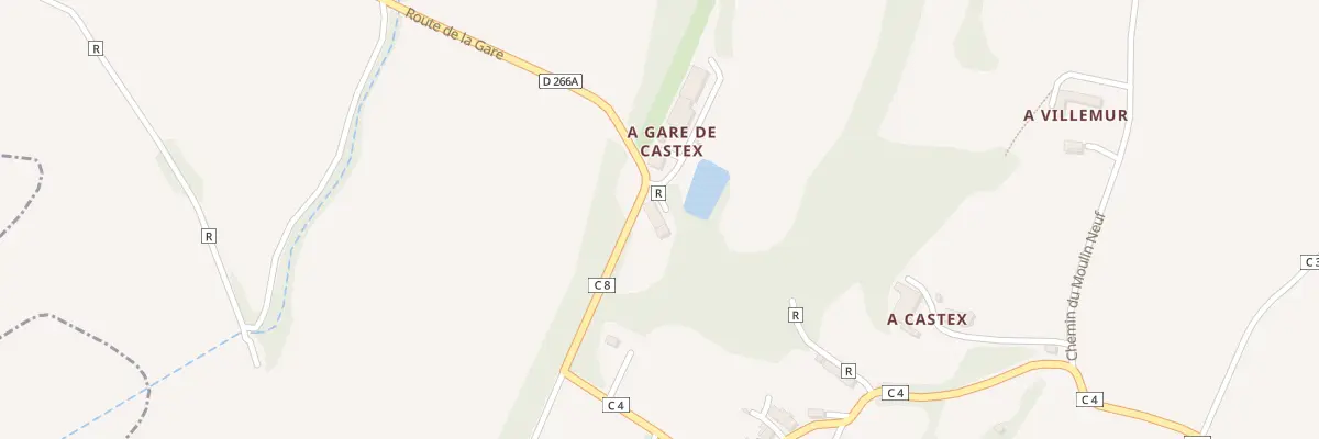 Plan du 190 Rte de la Gare à Castéra-Lectourois