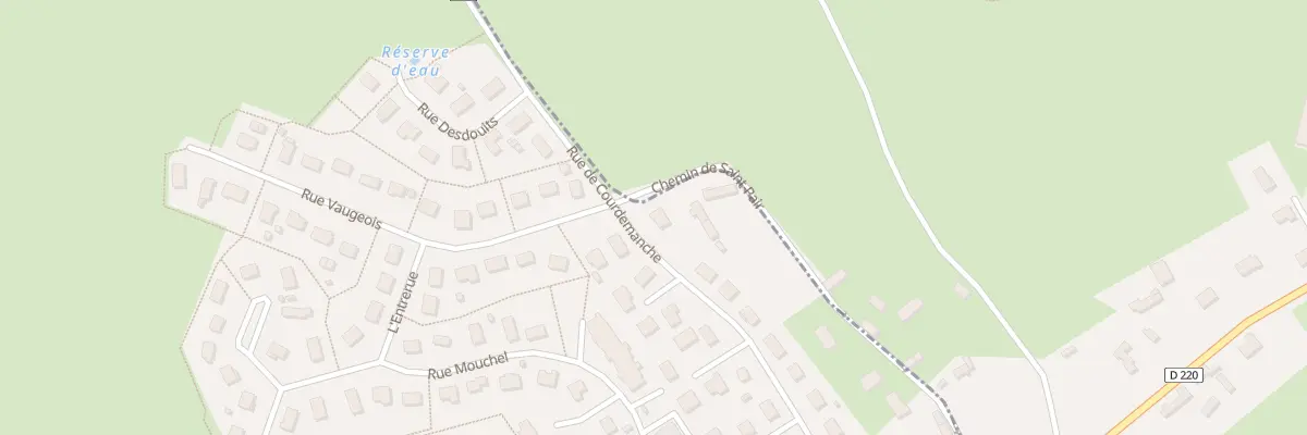 Plan du 26 Rue de Courdemanche à Rai