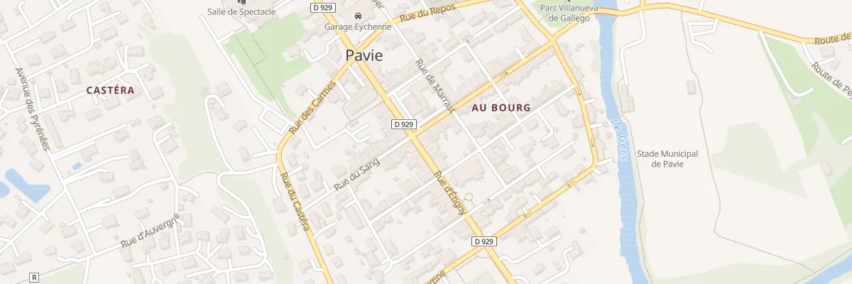 Plan du 17 Rue d’Etigny à Pavie