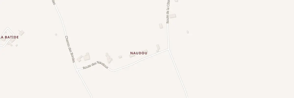 Plan du 9001 Naudou à Bourdeilles