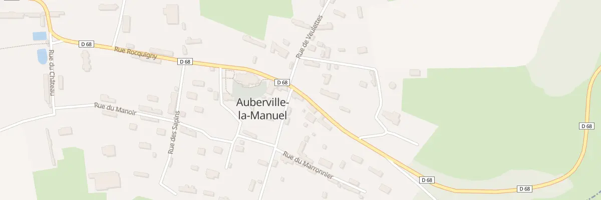 Plan du 1 Rue de la Cavée Neuve à Auberville-la-Manuel