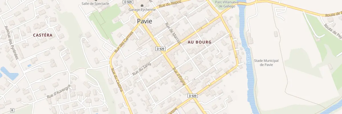 Plan du 19 Rue d’Etigny à Pavie