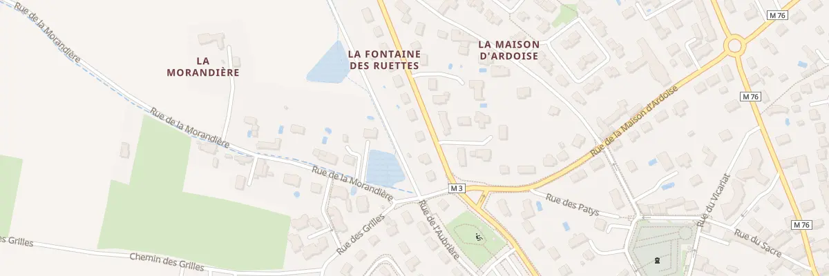 Plan du 23 Rue de la République à Fondettes