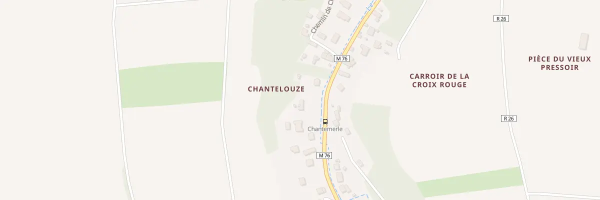 Plan du 8 Rue de Chantelouze à Fondettes
