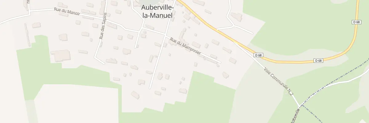 Plan du 16 Rue du Marronnier à Auberville-la-Manuel
