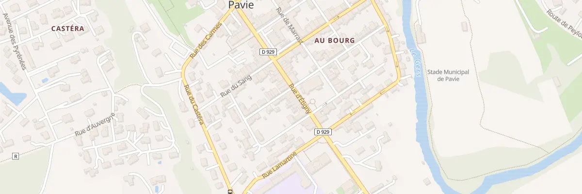 Plan du 52 Rue d’Etigny à Pavie