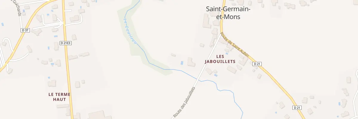 Plan du 96 Rte des Jabouillets à Saint-Germain-et-Mons