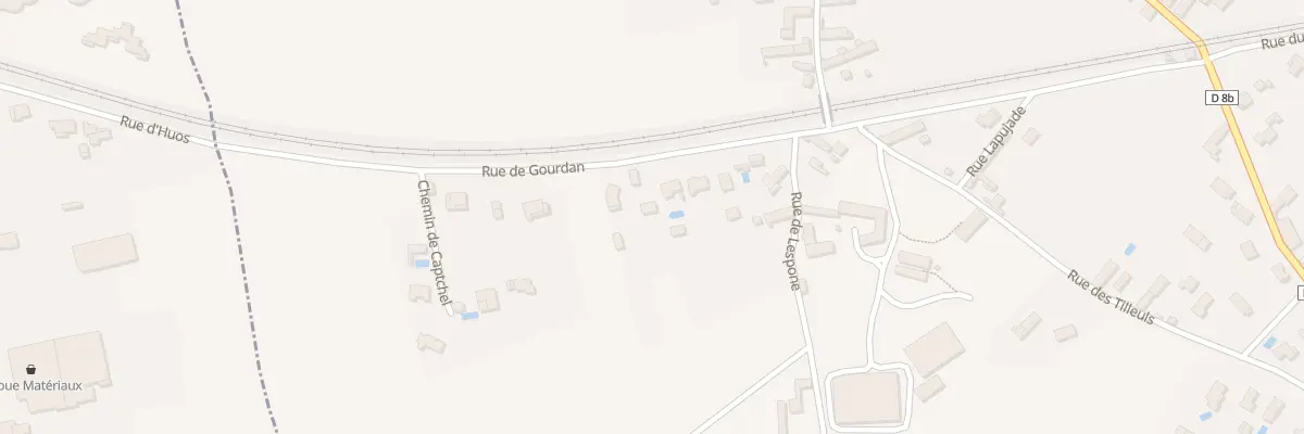 Plan du 7 Rue de Gourdan à Huos