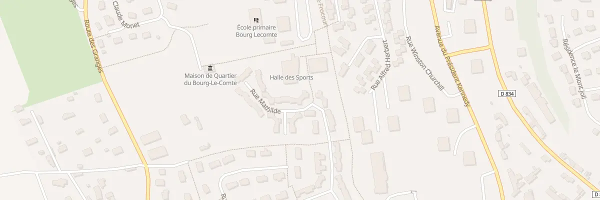 Plan du 50 Rue Mathilde à Bernay