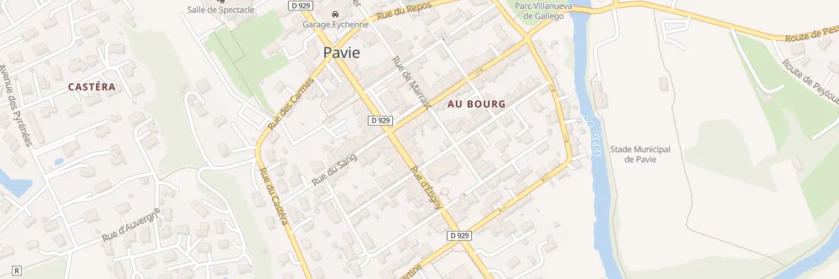 Plan du 4 Rue du Vieux Pont à Pavie
