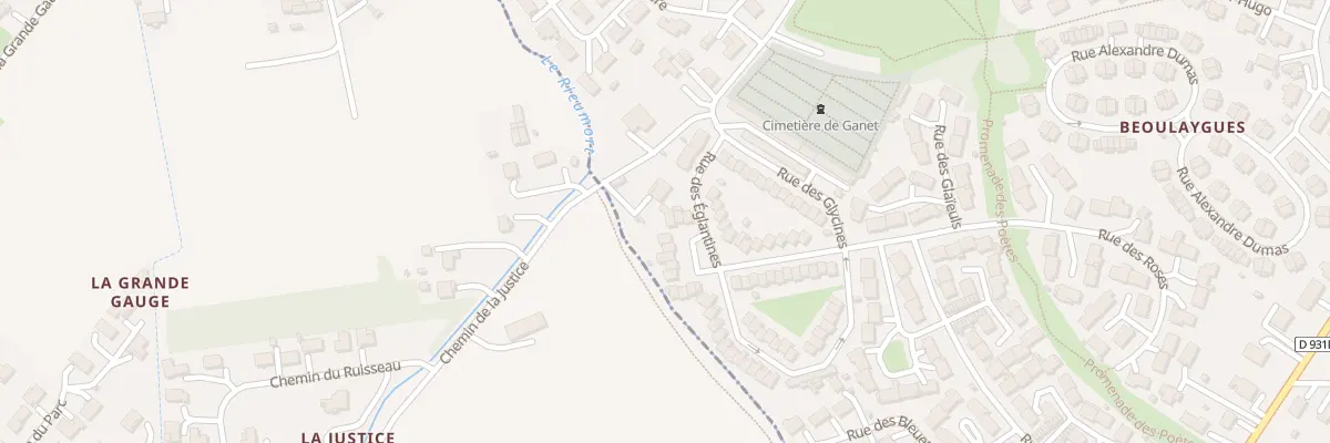 Plan du 71 Rue des Eglantines au Passage