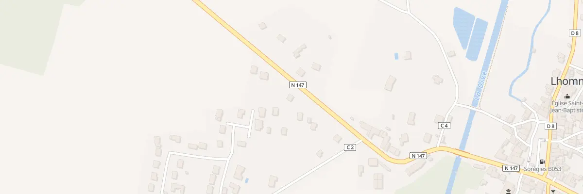 Plan du 23 Rte de Poitiers à Lhommaizé
