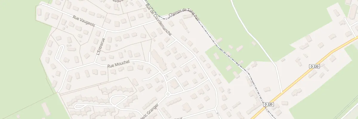 Plan du 23 Rue de Courdemanche à Rai