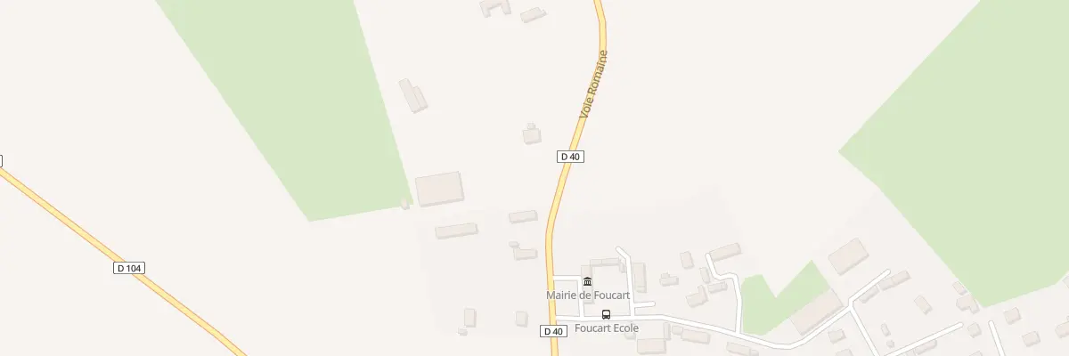 Plan du 2034 Voie Romaine à Foucart
