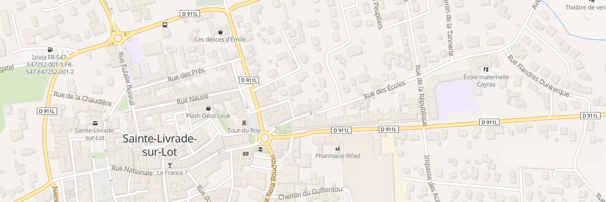 Plan du 21 Rue des Ecoles à Sainte-Livrade-sur-Lot