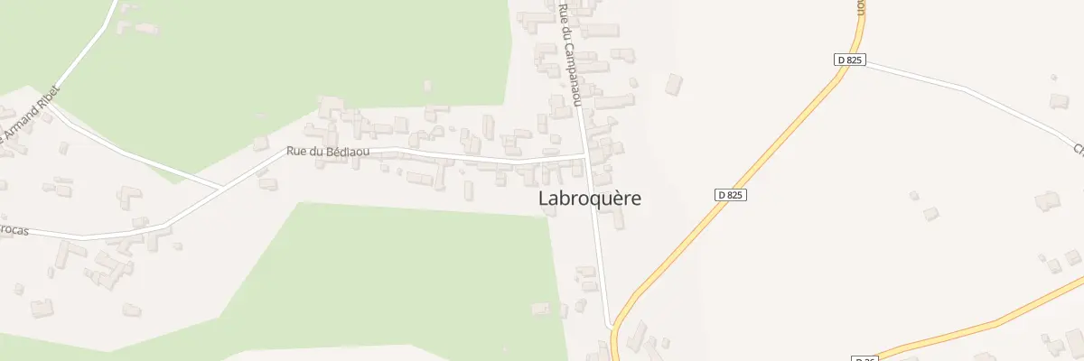 Plan du 89 Le Village à Labroquère