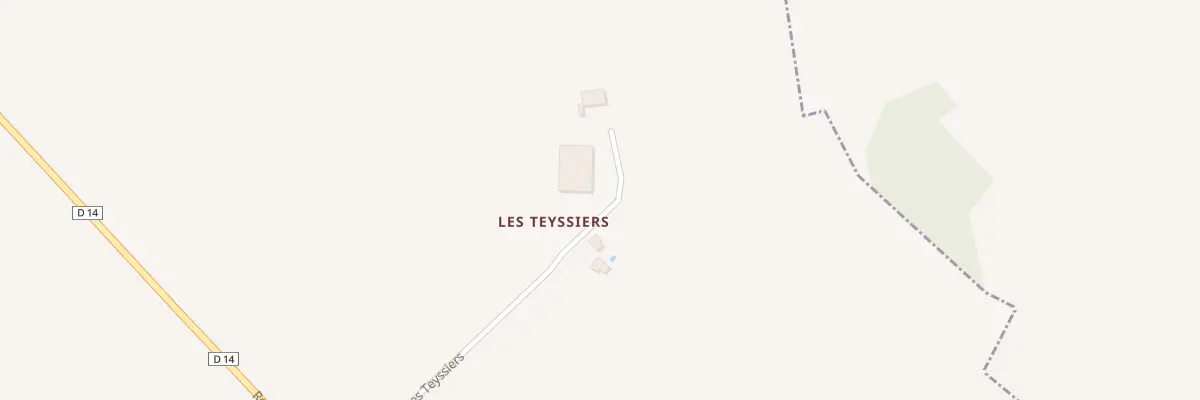 Plan du 20 Les Teyssiers à Monsaguel