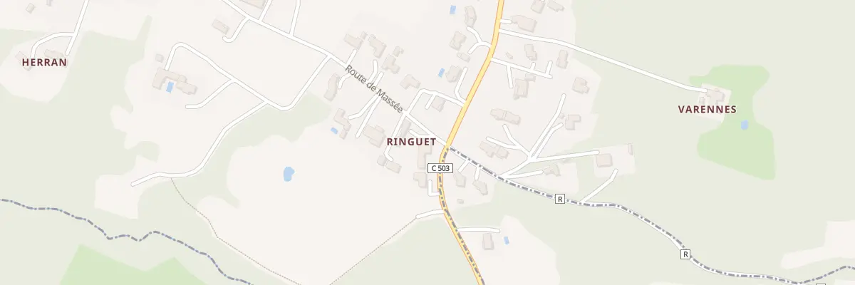 Plan du 5 Rte de Massée à Moirax