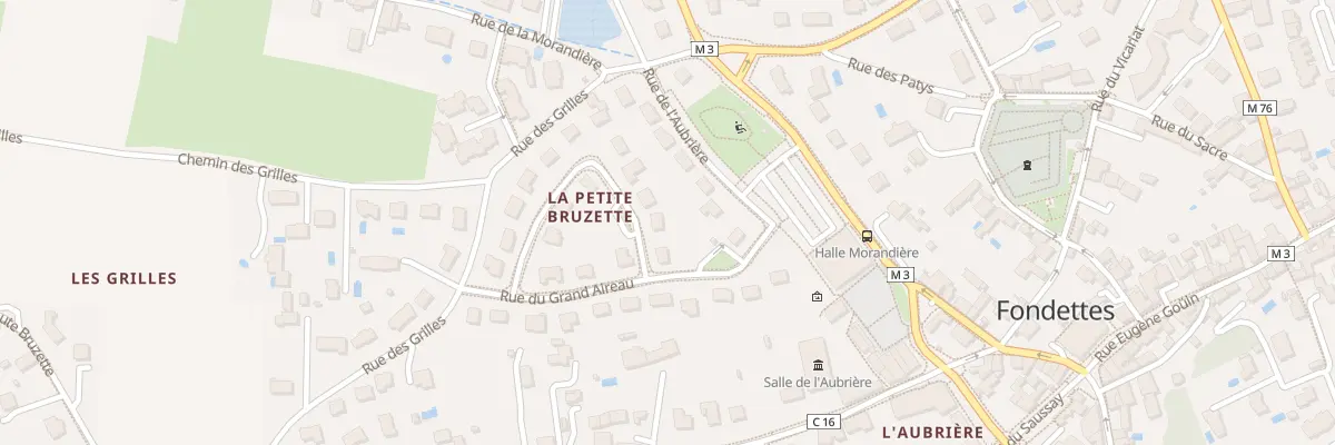 Plan du 3 Rue Eugene et Marcelle Cochard à Fondettes