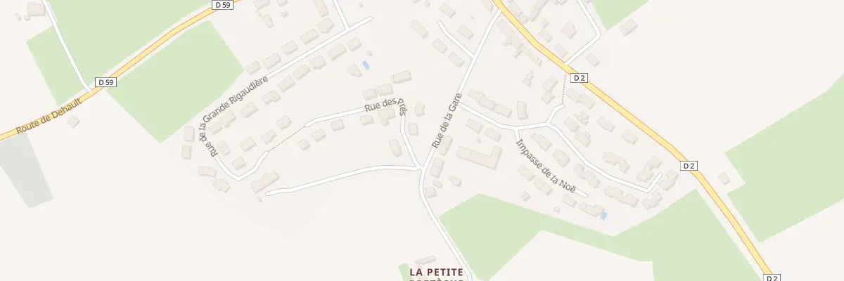 Plan du 2 Rue des Prés à La Chapelle-du-Bois