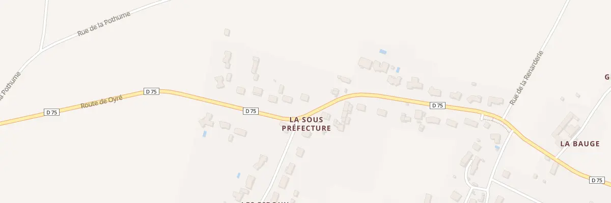 Plan du 9 Rte de Oyré à Ingrandes