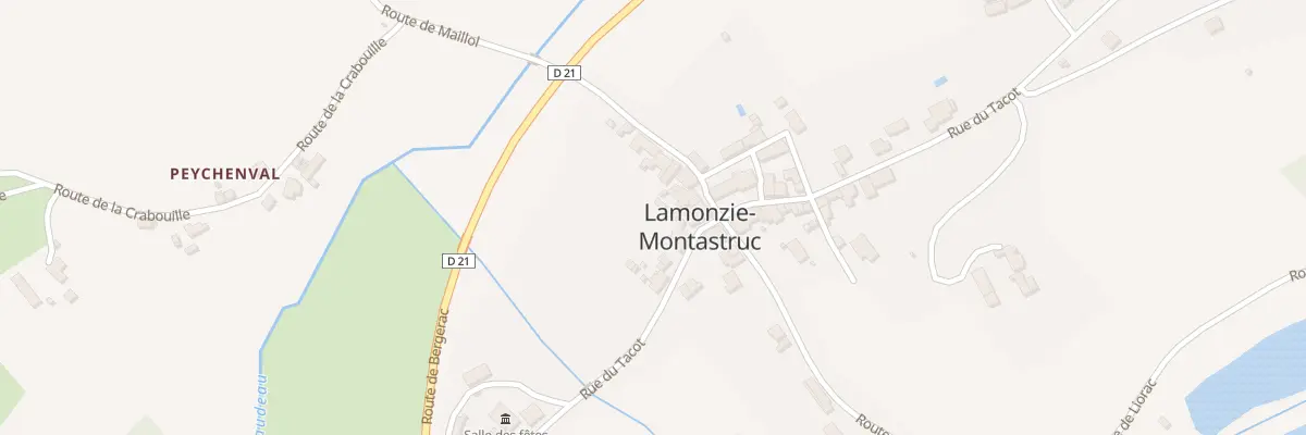 Plan du 25 Rue du Château Montastruc à Lamonzie-Montastruc