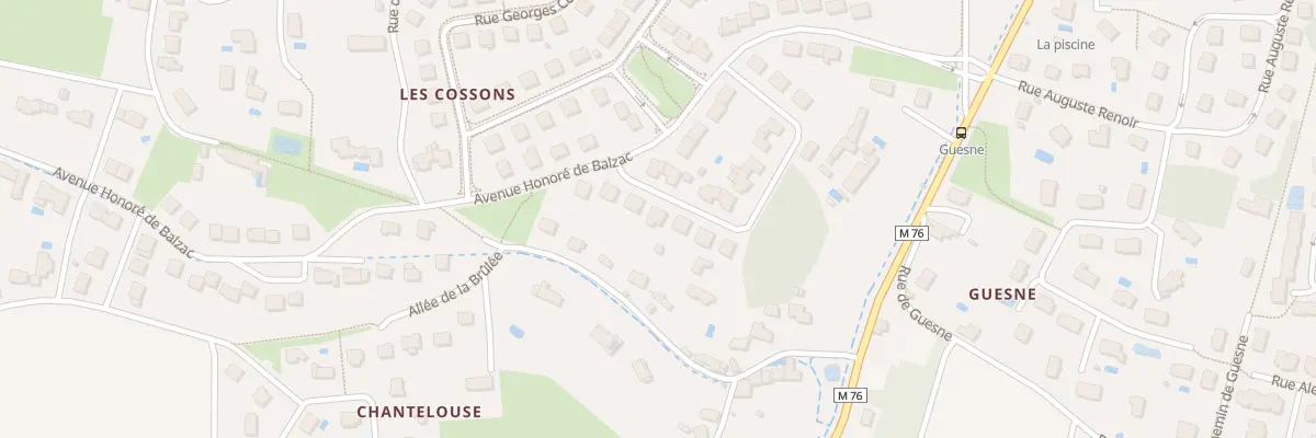 Plan du 13 Rue Maurice Genevoix à Fondettes