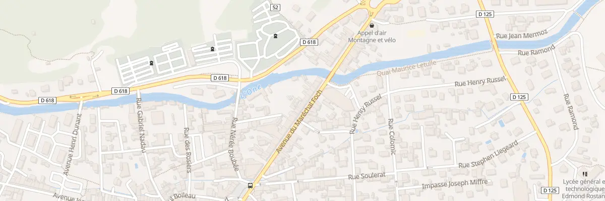 Plan du 50 Av Marechal Foch à Bagnères-de-Luchon