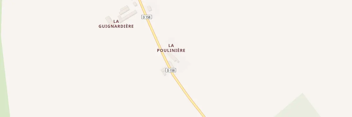 Plan du 1 La Poulinière à Maillé
