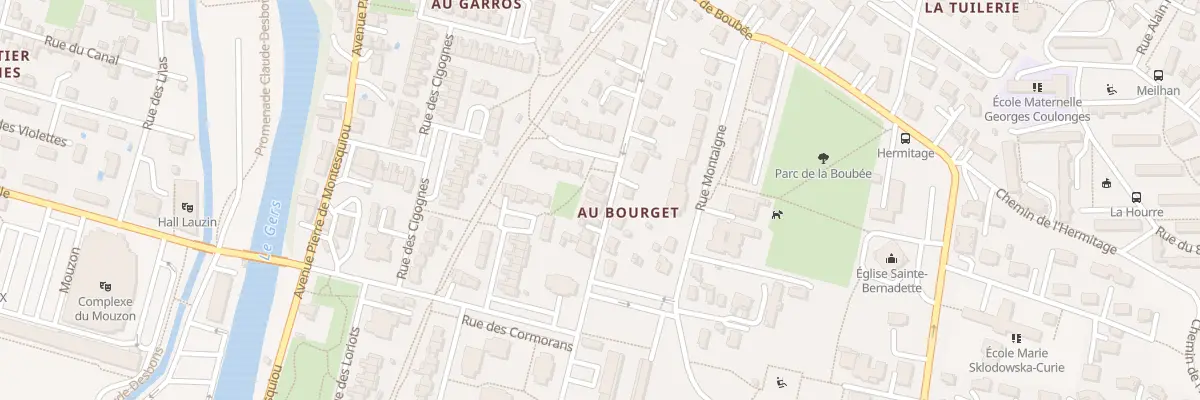 Plan du 12 Rue du Bourget à Auch