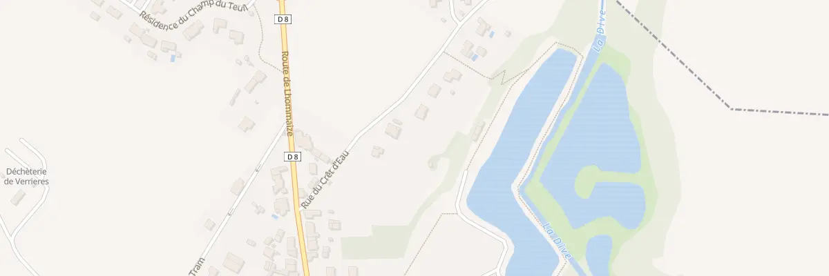 Plan du 18 Rue du Cret d’Eau à Verrières