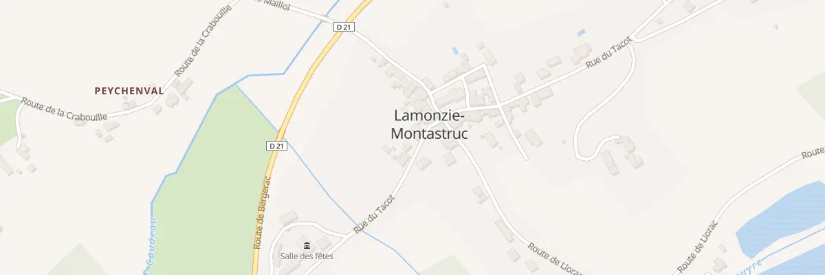 Plan du 325 Rue du Tacot à Lamonzie-Montastruc