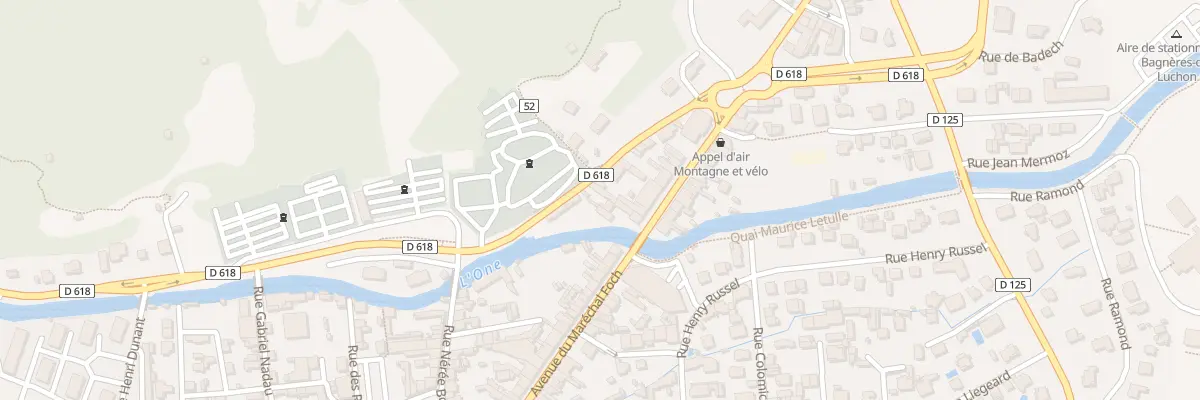 Plan du 36B Av Marechal Foch à Bagnères-de-Luchon