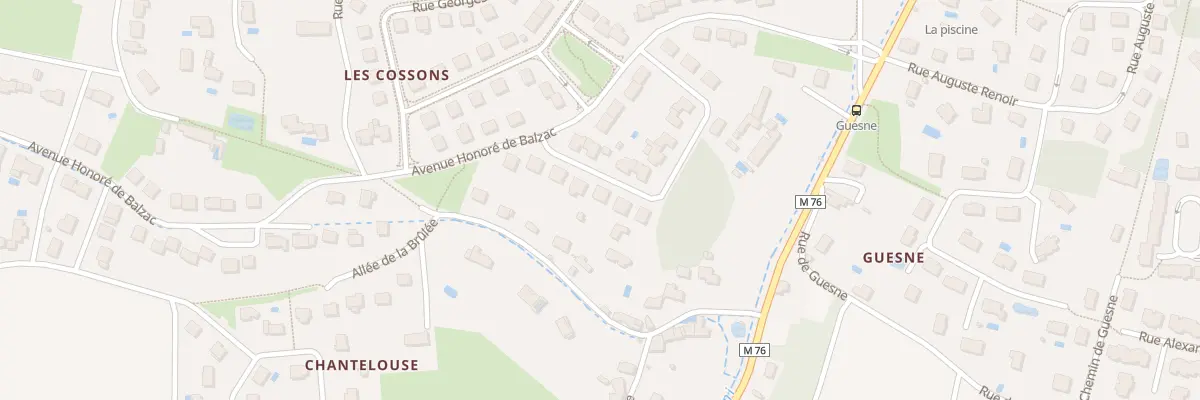 Plan du 11 Rue Maurice Genevoix à Fondettes