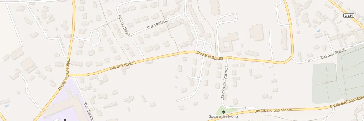 Plan du 16 Rue aux Boeufs à Bernay