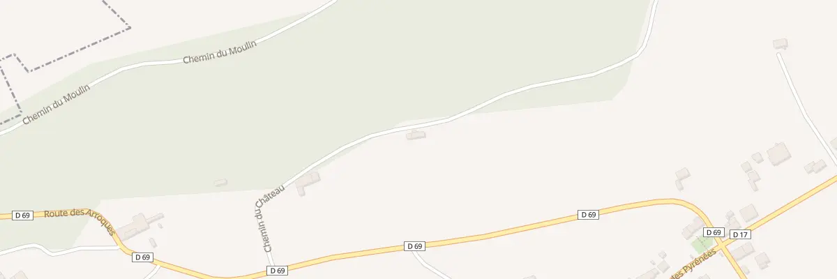 Plan du 65 Lacoste à Nizan-Gesse