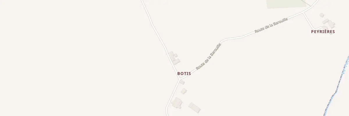 Plan du 1065 Rte de la Barouille à Moulinet
