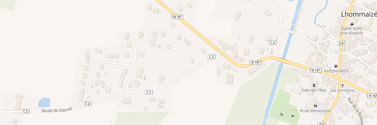 Plan du 5354 Rte de Dienné à Lhommaizé