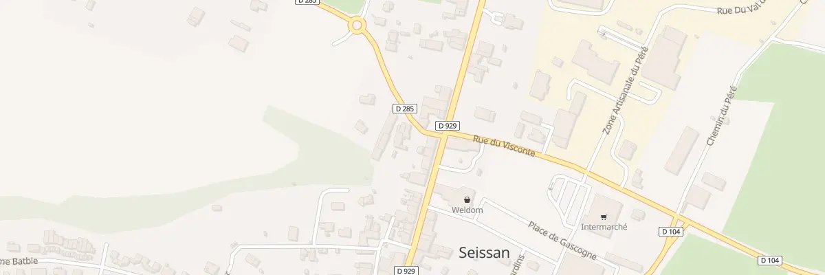 Plan du 1 Rte du Garrane à Seissan
