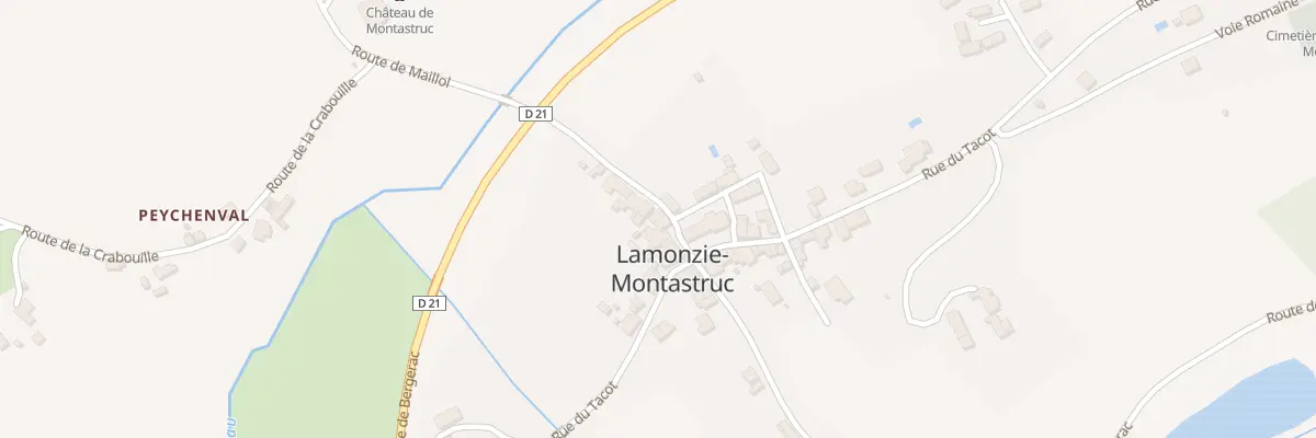 Plan du 45 Rue du Château Montastruc à Lamonzie-Montastruc