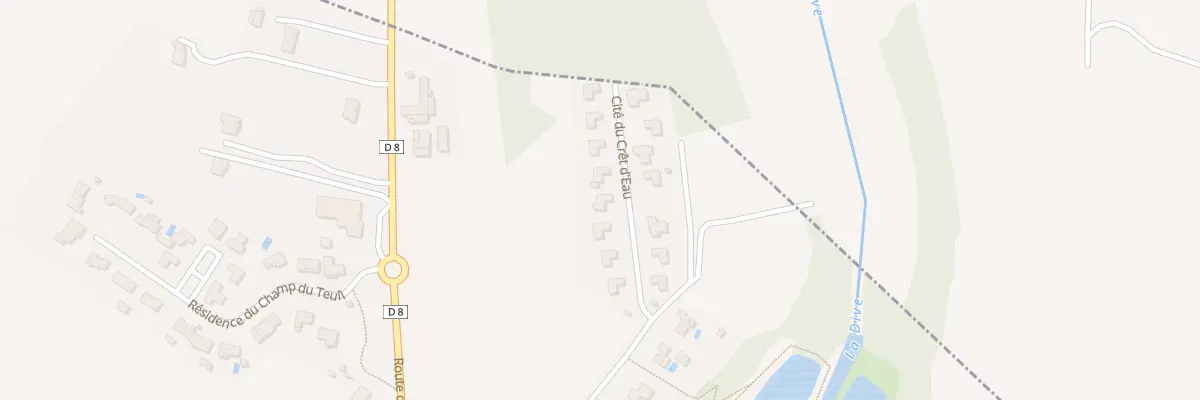 Plan du 37 Rue du Cret d’Eau à Verrières