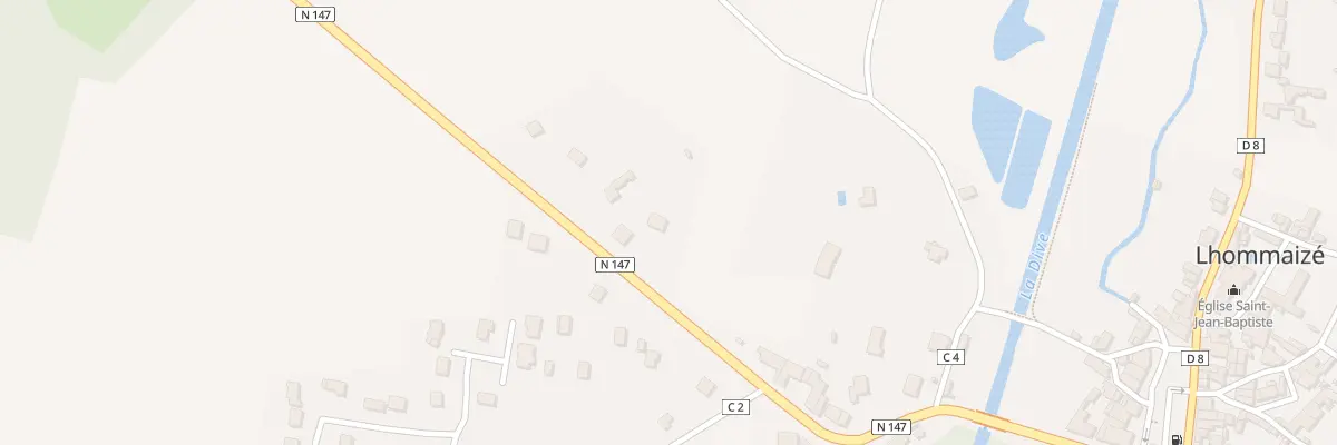 Plan du 22 Rte de Poitiers à Lhommaizé
