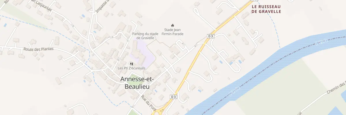 Plan du 4 Rue du Général de Gaulle à Annesse-et-Beaulieu