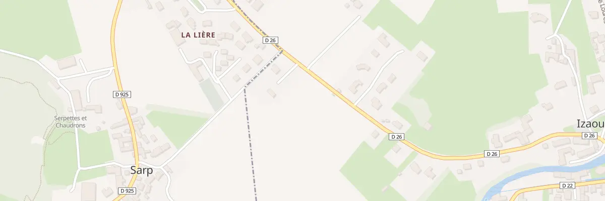 Plan du 37 Rte de Saint Bertrand à Izaourt