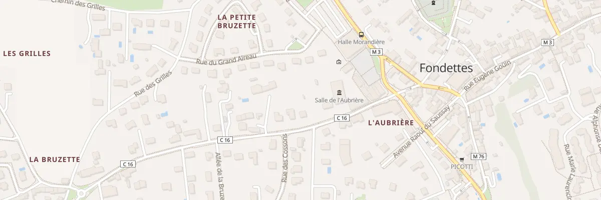 Plan du 10 Rue de la Bruzette à Fondettes