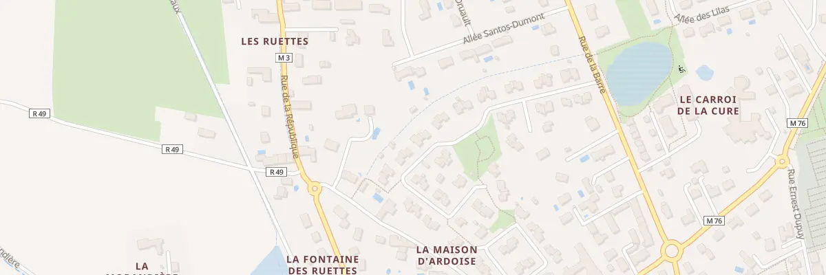 Plan du 28 Rue Antoine de Saint-Exupéry à Fondettes