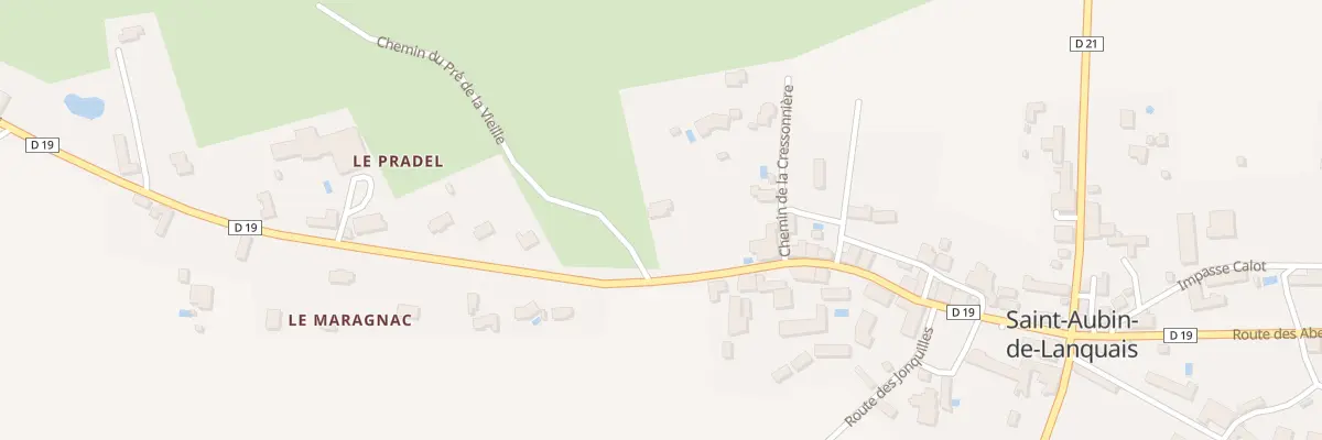 Plan du 48 Le Bourg à Saint-Aubin-de-Lanquais