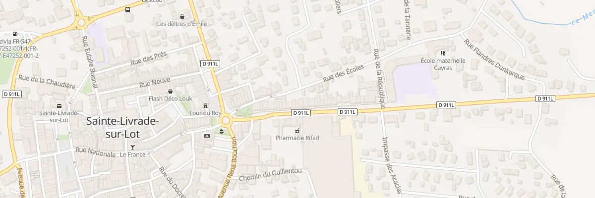 Plan du 20 Av Gaston Carrère à Sainte-Livrade-sur-Lot