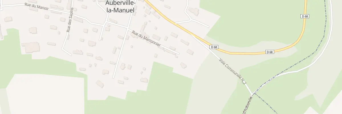 Plan du 22 Rue du Marronnier à Auberville-la-Manuel