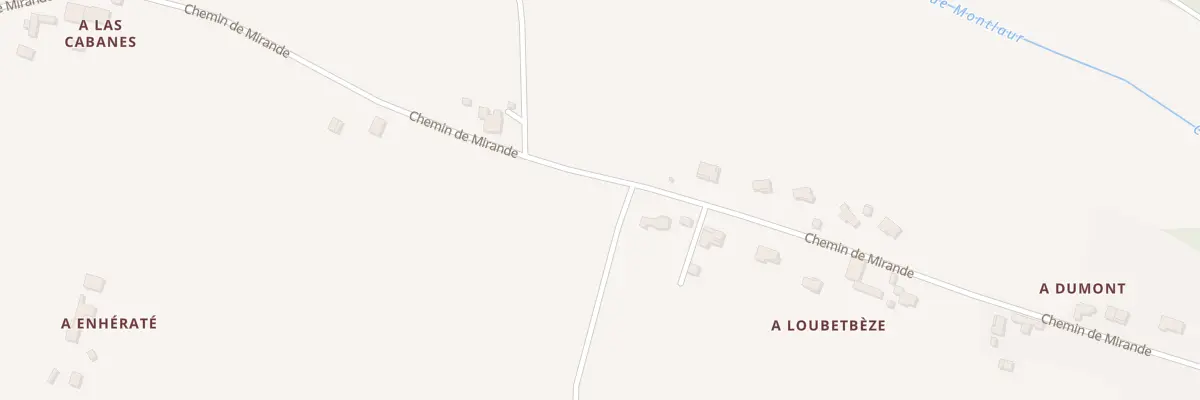 Plan du 5001 A Las Cabanes à Ornézan
